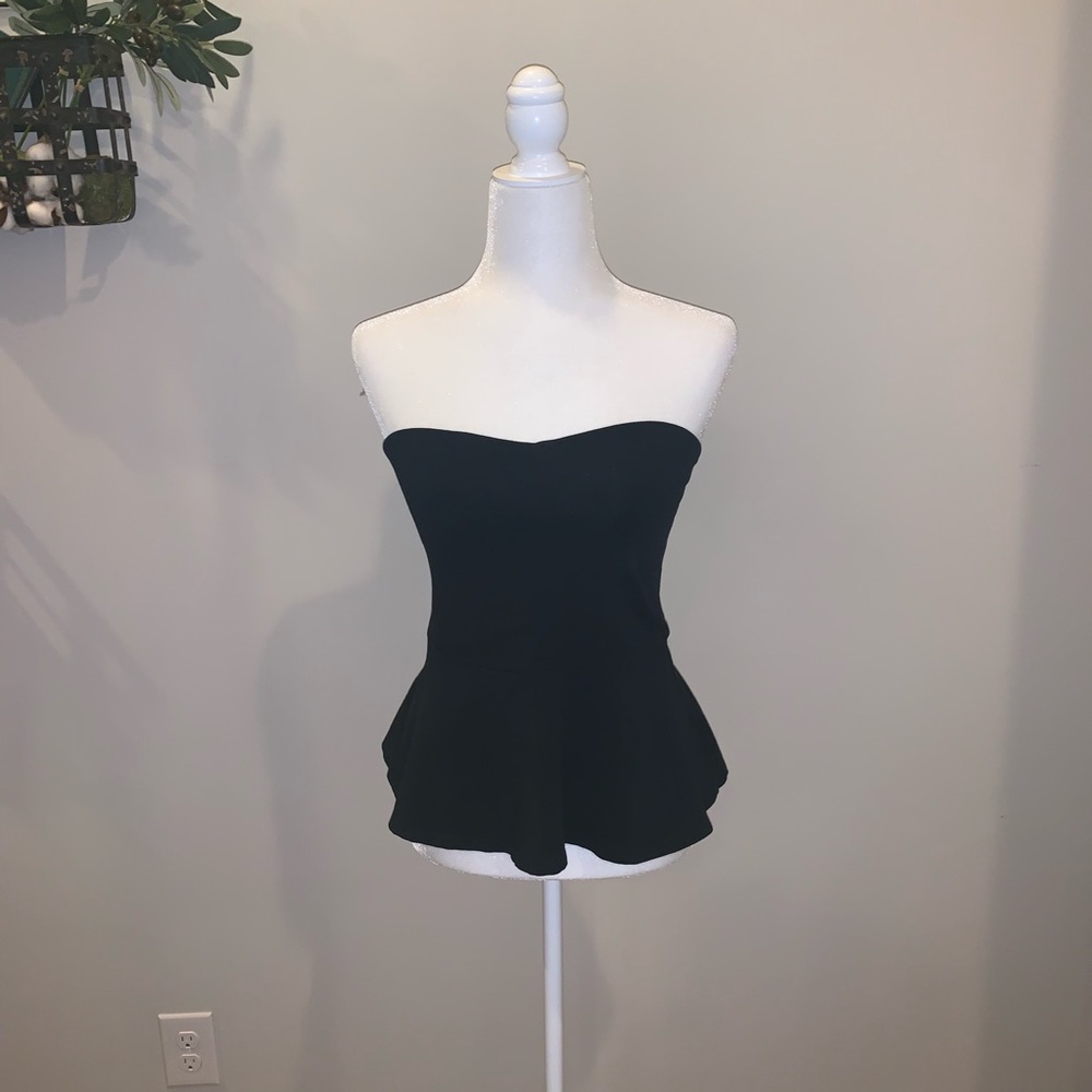 Peplum Tube Top
